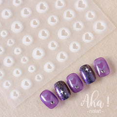 Butterfly Heart Nail Stickers for DIY Nail Art Decals