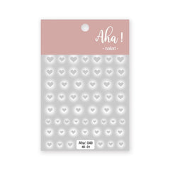 Butterfly Heart Nail Stickers for DIY Nail Art Decals