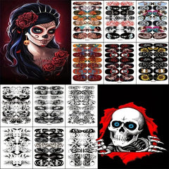 Halloween Nail Wraps Stickers Pumpkin Bat Ghost Self Adhesive Nail Art Decals