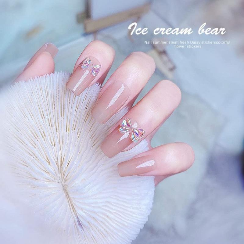Sparkling Nail Glitter Resin Rhinestones Set
