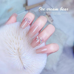 Sparkling Nail Glitter Resin Rhinestones Set