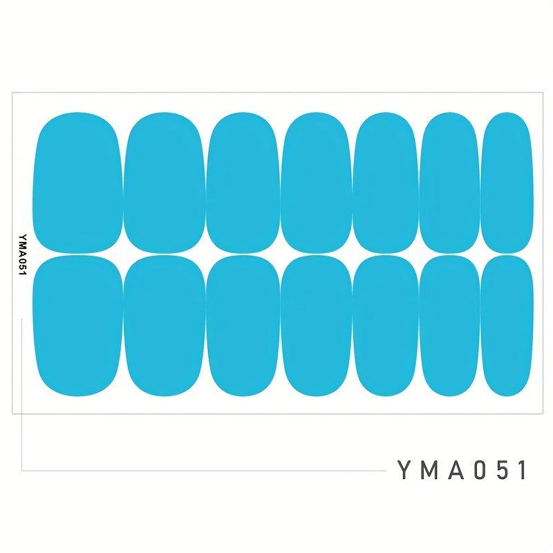 DIY Nail Stickers Full Wrap Self Adhesive Nail Decals