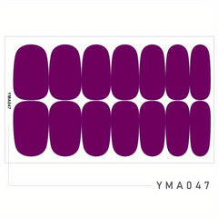 DIY Nail Stickers Full Wrap Self Adhesive Nail Decals