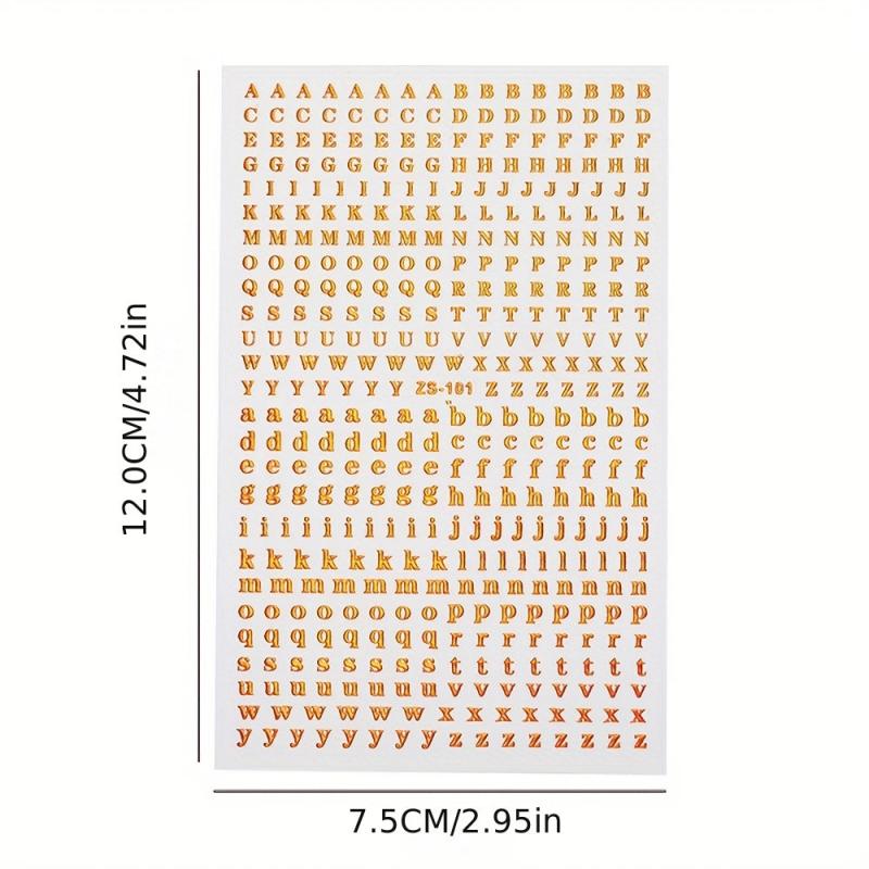 3D Holographic Laser Nail Art Stickers - Self Adhesive Decals for Manicure
