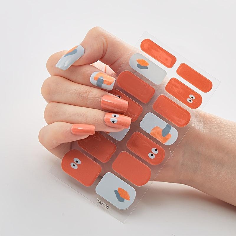 Strawberry Nail Wraps Self-Adhesive Stickers for Women DIY Nail Art Decals