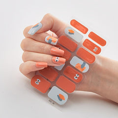 Strawberry Nail Wraps Self-Adhesive Stickers for Women DIY Nail Art Decals
