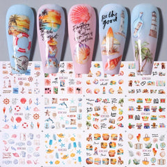 Unicorn Nail Art Stickers Self Adhesive Nail Decals for DIY or Salons