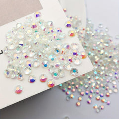 1440pcs Mixed Size Glass Rhinestones Nail Art Clear Crystal Decorations DIY