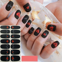 Waterproof Nail Polish Stickers with Adhesive Nail Art Decals