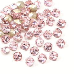 10 pcs Aurora Nail Tips with Diamonds and Rhinestones