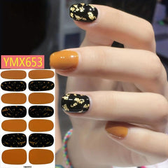 Full Wrap Nail Art Stickers & File Nail Polish Strips DIY Salon Decals