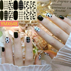 Full Wrap Nail Art Stickers & File Nail Polish Strips DIY Salon Decals