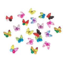 80pcs Colorful Butterfly Rhinestones for Nail Art