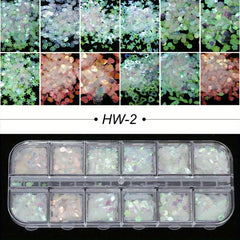 Glitter 3D Nail Art Decoration Confetti Sequins Flakes