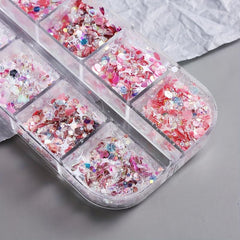 Glitter 3D Nail Art Decoration Confetti Sequins Flakes