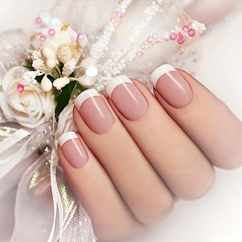 12 Sheets French Tip Nail Guide Self Adhesive Nail Art Stickers Nail Strips