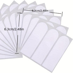 12 Sheets French Tip Nail Guide Self Adhesive Nail Art Stickers Nail Strips