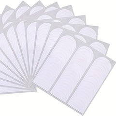 12 Sheets French Tip Nail Guide Self Adhesive Nail Art Stickers Nail Strips