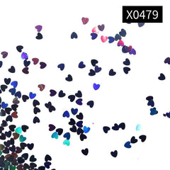 Y2K Heart Nail Glitter Sequins Holographic Confetti Nail Art Supplies