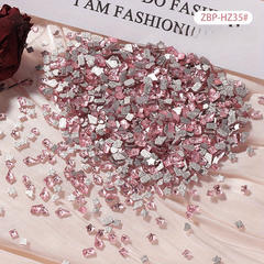 100pcs 3D Nail Art Rhinestone Crystal Nail Charm Set