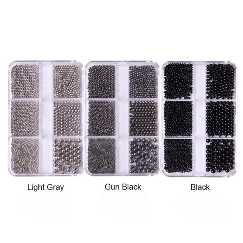 Metal Caviar Nail Beads for DIY or Salons