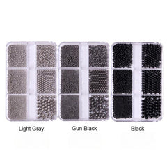 Metal Caviar Nail Beads for DIY or Salons