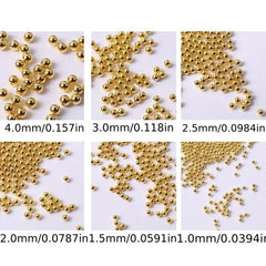 Metal Caviar Nail Beads for DIY or Salons