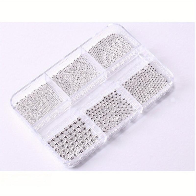 Metal Caviar Nail Beads for DIY or Salons