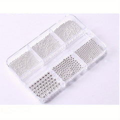 Metal Caviar Nail Beads for DIY or Salons