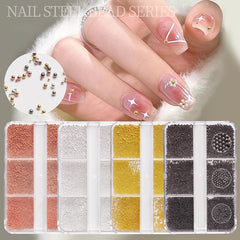 Metal Caviar Nail Beads for DIY or Salons