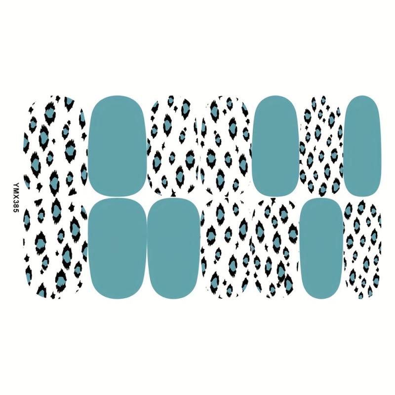 Waterproof Nail Polish Stickers Self Adhesive Nail Art Decal Strips