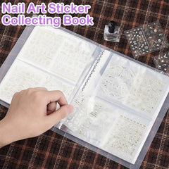Nail Sticker Storage Book 80 Slots Display Album