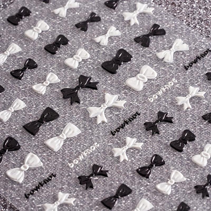 5pcs 5D Butterfly Nail Art Stickers Self Adhesive Nail Decals