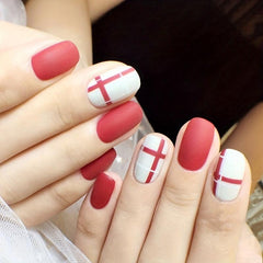 Colorful Full Wraps Nail Stickers Self-Adhesive Decal Strips with Mini File