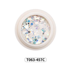Colorful Rhombus Nail Glitter 3D Decoration Sparkling Flakes