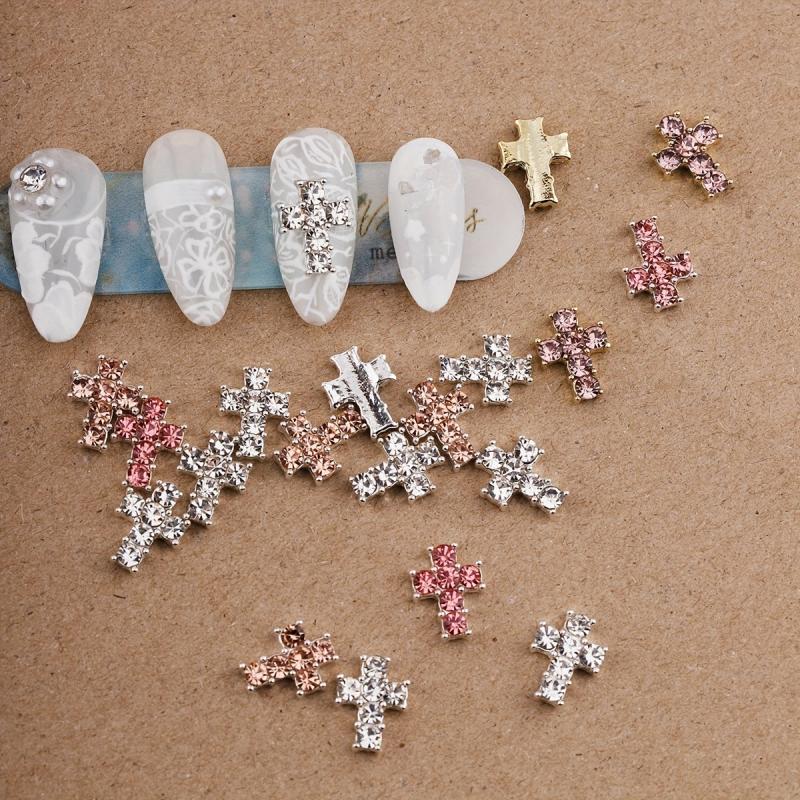 3D Cross Nail Charms Decoration For Nail Art