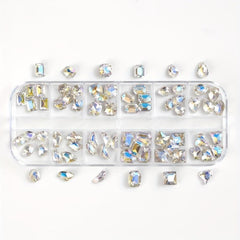 60pcs Crystal Rhinestones for Nail Art and Crafts 3D Decorations