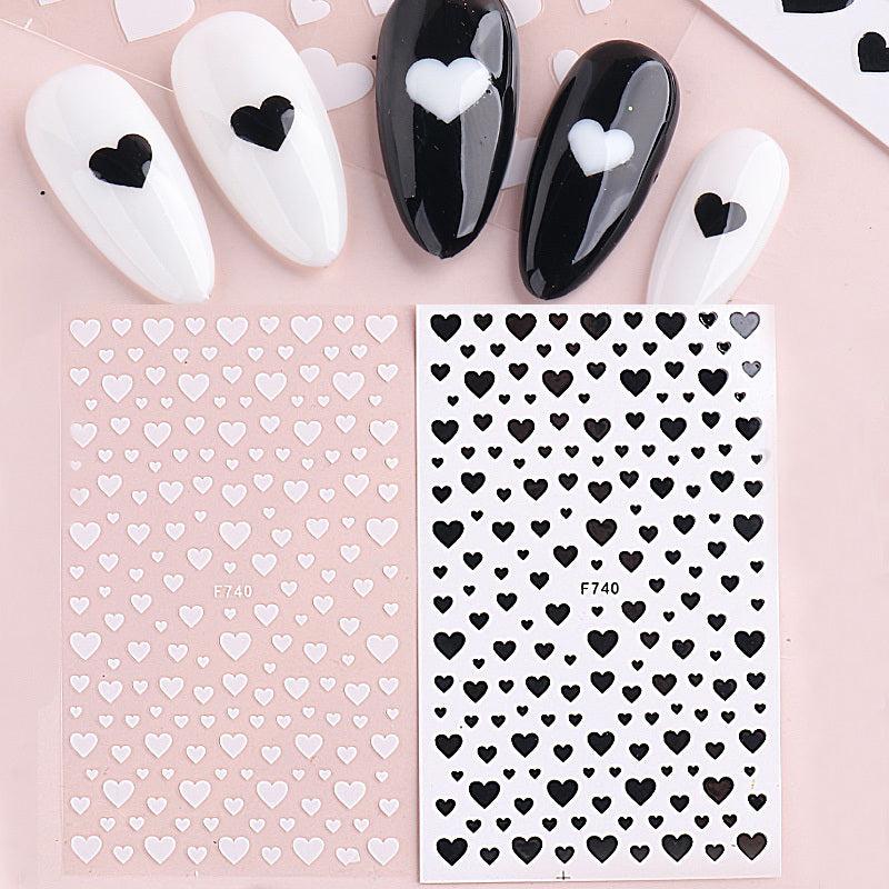 3D Star Nail Stickers Self Adhesive Decals Easy to Apply Long Lasting