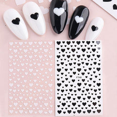 3D Star Nail Stickers Self Adhesive Decals Easy to Apply Long Lasting
