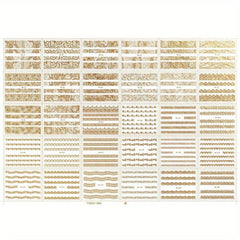 30 Sheets Lace Nail Art Stickers Self Adhesive Flower Nail Art Decals