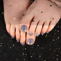 Aurora Glass Paper Foil Nail Art Stickers - Create Magical Starry Nails
