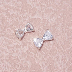 Nail Rhinestones Crystals Bow Charms Nail Accessories
