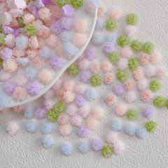 30pcs Luminous Flower Nail Art Charms Glow In Night Nail Art Jewelry