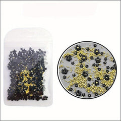 200pcs Five Petal Flower Nail Jewelry
