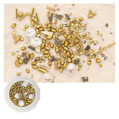 Sparkling 3D Flower Nail Art Decals with Rhinestone Ornaments