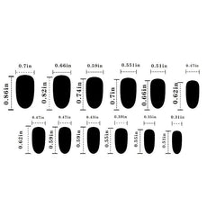 Pink Glitter Square Press On Nails for Women and Girls