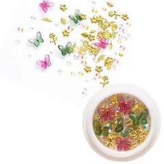 3D Butterfly Rhinestone Kit for Nail Art Jewelry DIY