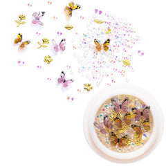 3D Butterfly Rhinestone Kit for Nail Art Jewelry DIY