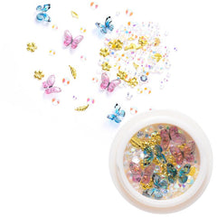 3D Butterfly Rhinestone Kit for Nail Art Jewelry DIY