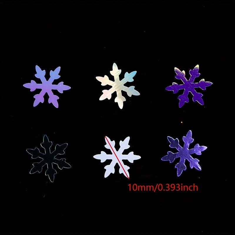 Snowflake Nail Glitter holographic flakes for DIY decoration